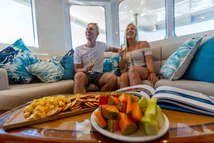 Ison valliriutan risteily ja Gold Class -loungen käyttö