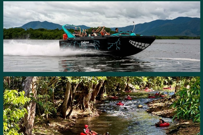 Flodsafari i regnskogen och jetboat-tur i Cairns – 2 utflykter