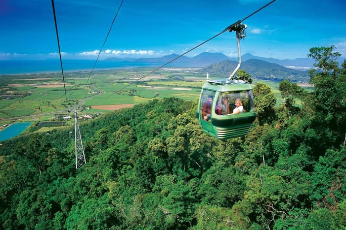 Skyrail, Kuranda y Excursión en tren con traslados al hotel