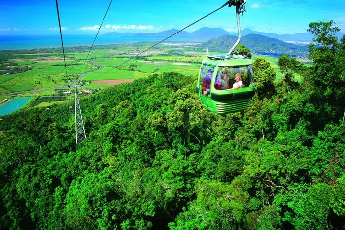 Port Douglas: Las Światowego Dziedzictwa przez Skyrail i Scenic Rail