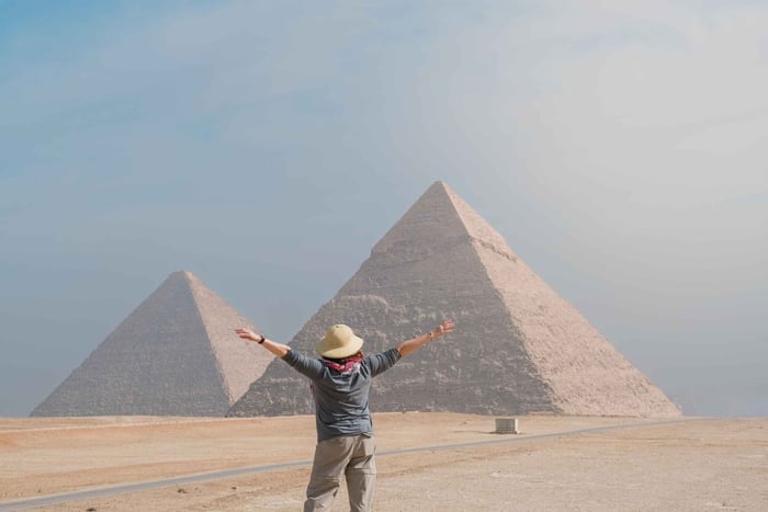 Kairo: Pyramiderna och Sfinxen Pyramider och Sfinx Tour med River Nile Felucca Ride