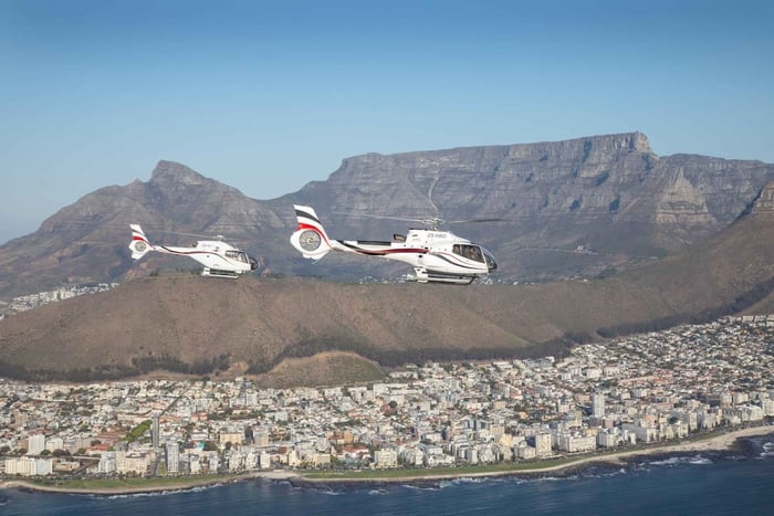Cape Town: 20-Minute Helicopter Flight and Free Boat Tour