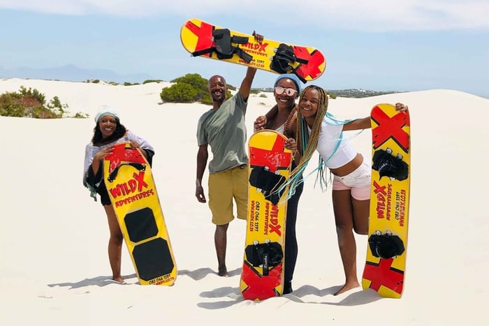 Cape Town: Atlantis White Sand Dunes Sandboarding Adventure