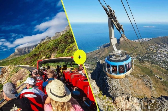 Cidade do Cabo: Teleférico da Table Mountain, excursão de ônibus hop-on hop-off