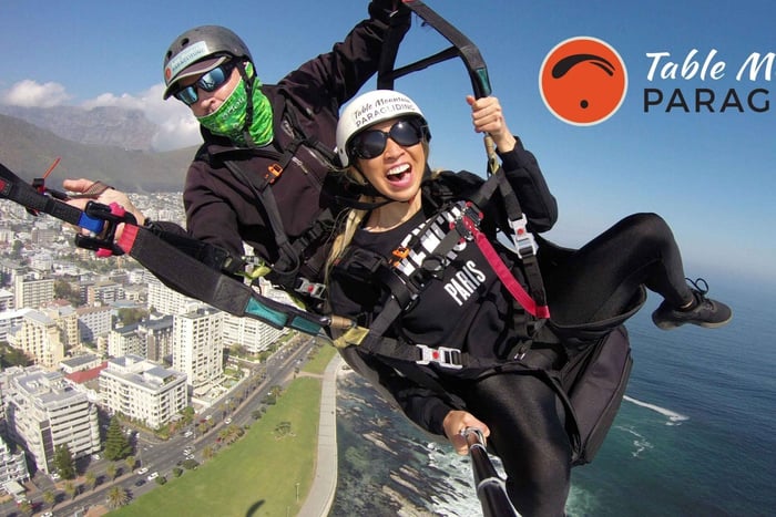 Ciudad del Cabo: parapente en tándem con monitor