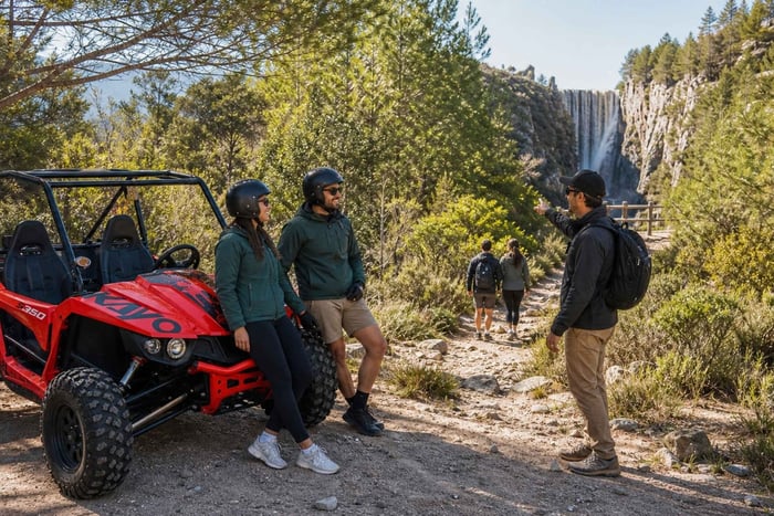 Capetown: Waterfall Buggy Tour for Couples with Guide