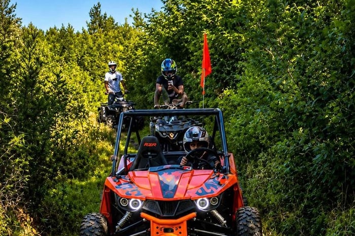 Fra ATV-tur til vandfald med frokost