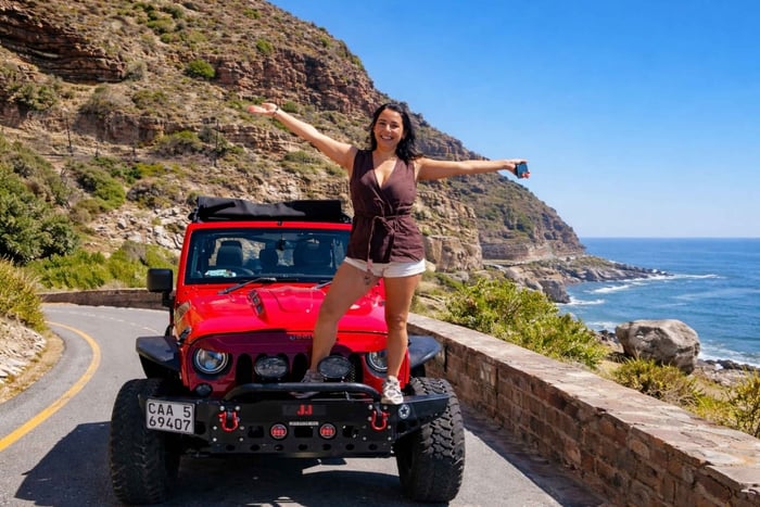 Jeep Tour with Penguins, Wine, and Sunset Drive