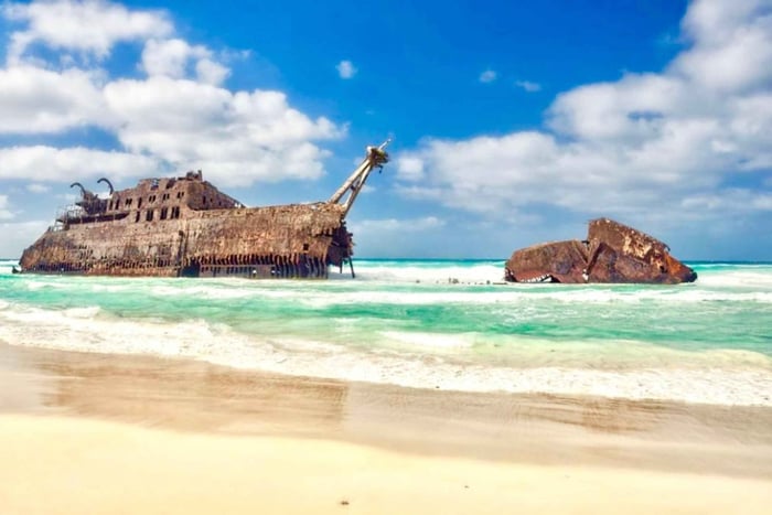 Boavista: Rabil, scheepswrak, stad, hapjes en drankjes - 4x4 Tour
