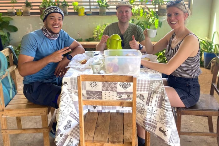 From Praia: Calabaceira Old Town Walk with Local Coffee Break & Tastings