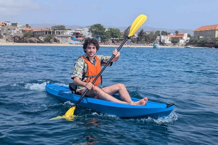Visite guidée en kayak dans la baie de Tarrafal