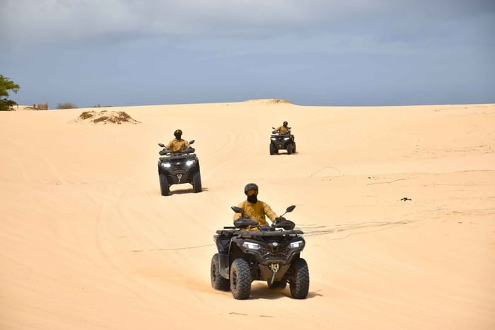 Boa Vistan pohjoispuolella Quad Adventure: Viana Desert