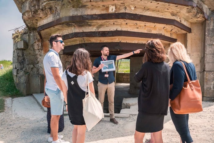 Caen: Guidet tur til D-dag-stederne og billet til Caen Memorial Museum