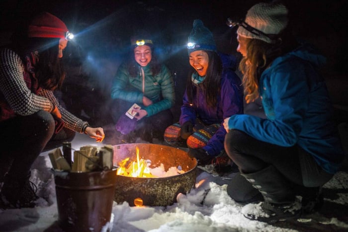 Canmore : Expérience autour d'un feu de camp et observation des étoiles (3h30)