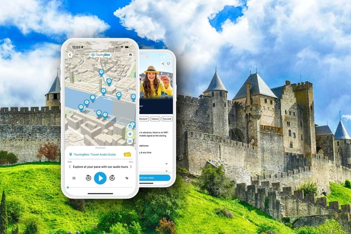 Carcassonne Audio Guide + Castle & Ramparts Ticket Option