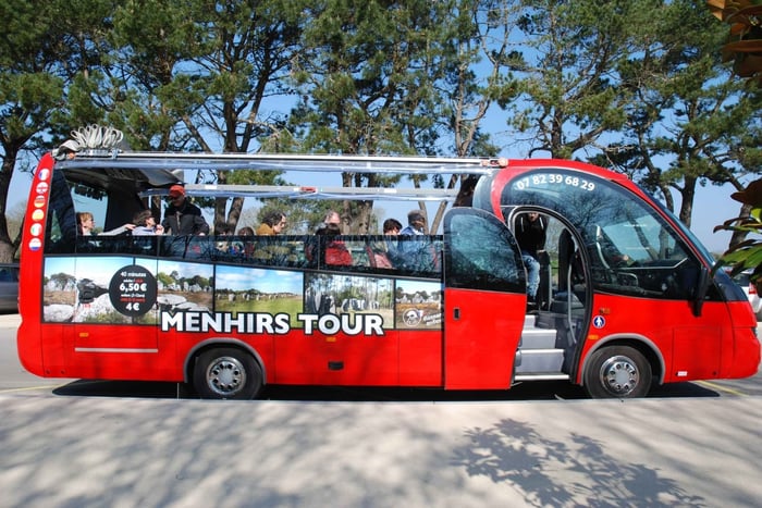 Carnac: Carnac Stones 40 minuten durende bustour met audiogids