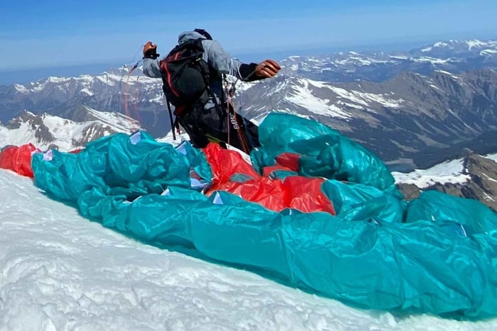 Chamonix og paragliding-tur