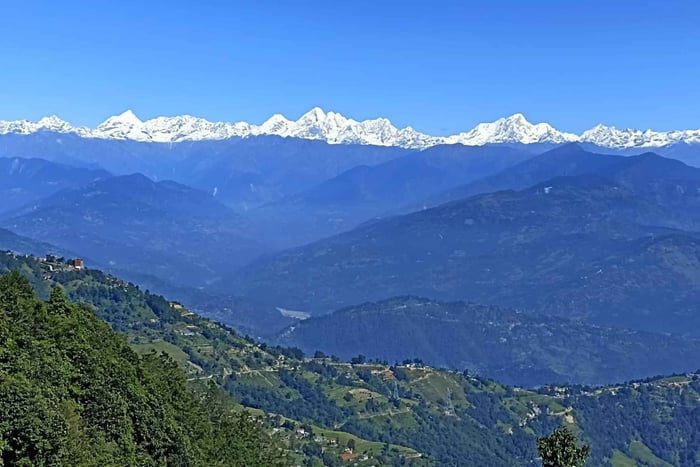 De Katmandu: Vista do Everest a partir de Nagarkot e caminhada até Changu