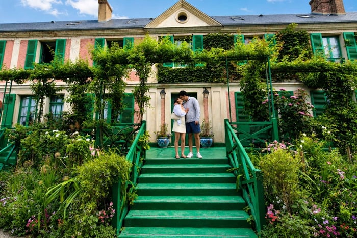 Från Paris: Halvdagstur till Giverny Monets hem och trädgårdar