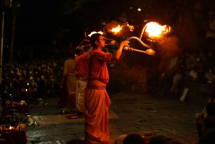 Katmandú: tour por la ceremonia nocturna de Aarati en el templo de Pashupatinath
