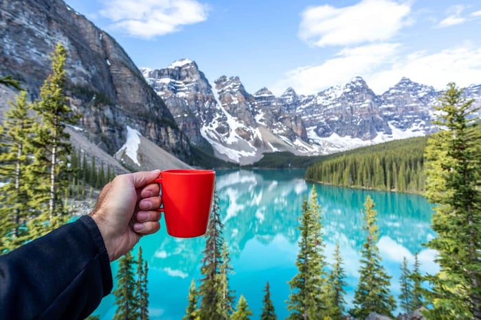 Lac Louise, lac Moraine, excursion au départ de Canmore/Banff