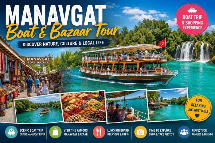 Manavgat: paseo en barco por el río, cascada y bazar