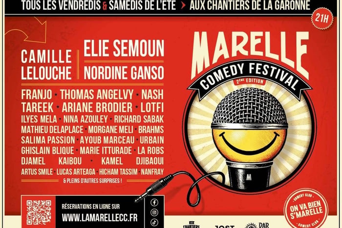 Marelle Comedy Festival - De grootste Franse komieken in Bordeaux