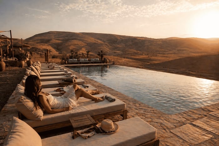 Marrakech: Agafay Camel Ride, Pool & Lunch or Dinner