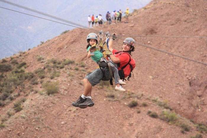 Mendoza: Canopy Adventure in Potrerillos Mountains