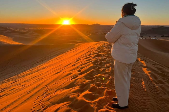 Merzouga : balade à dos de chameau dans les dunes de l'erg Chebbi et excursion dans l'oasis