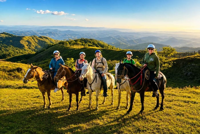 Monteverde : balade à cheval avec guide dans la forêt nuageuse