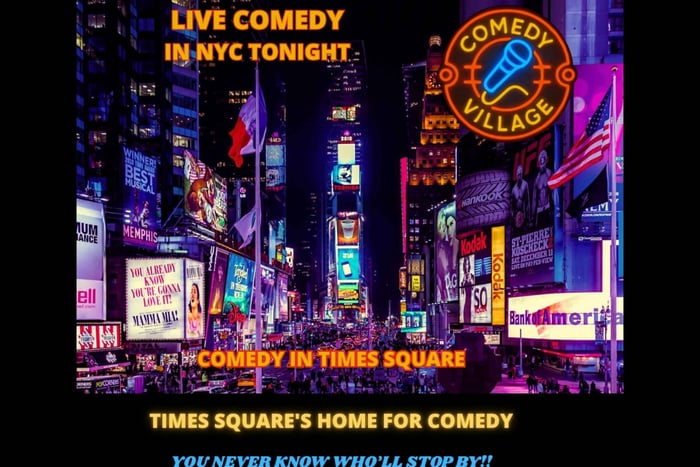Nova Iorque: Ingresso para o espetáculo de stand-up Comedy Village Times Square