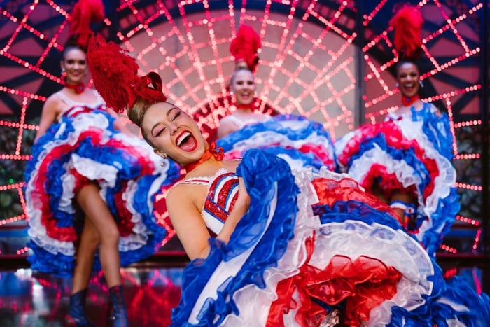 Paris: Middagsshow på Moulin Rouge