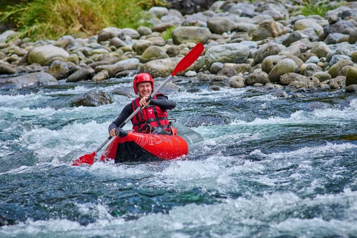 Riunione: canoa, rafting e kayak sul fiume Marsouins a Saint-Benoît