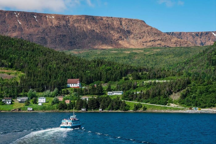 Katamarantur i Tablelands og Bonne Bay