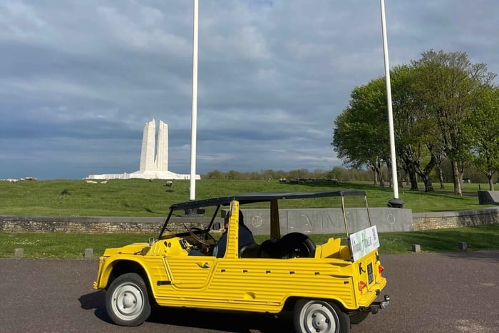 Memorial de Vimy: tour por el campo de batalla en Méhari vintage