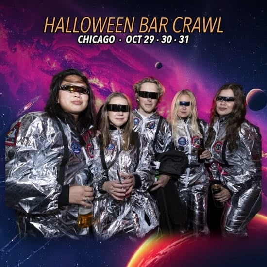 2026 Chicago 3 Day All Access Halloween Bar Crawl (Oct 29-31) FU