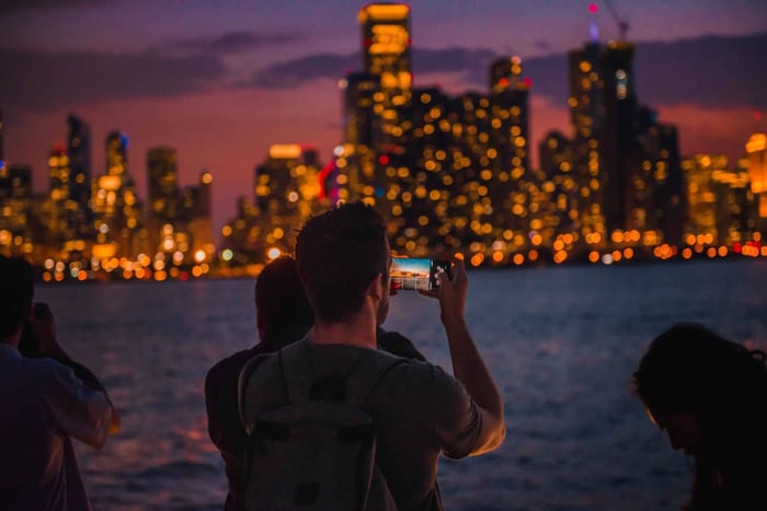 Chicago à noite: cruzeiro pelo rio e pelo lago