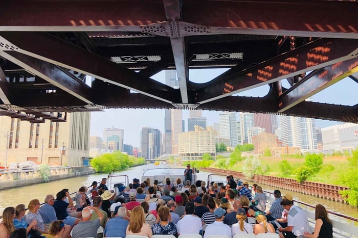 Passeio de barco de 90 minutos pela arquitetura do rio Chicago