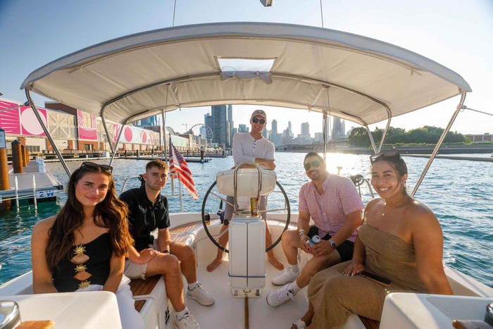 Navy Pier Private Sailboat Charter with Captain