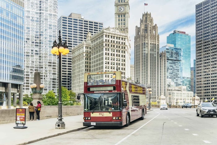 Hop-On/Hop-Off-Bustour Sightseeing Tour mit dem Open-Top-Bus