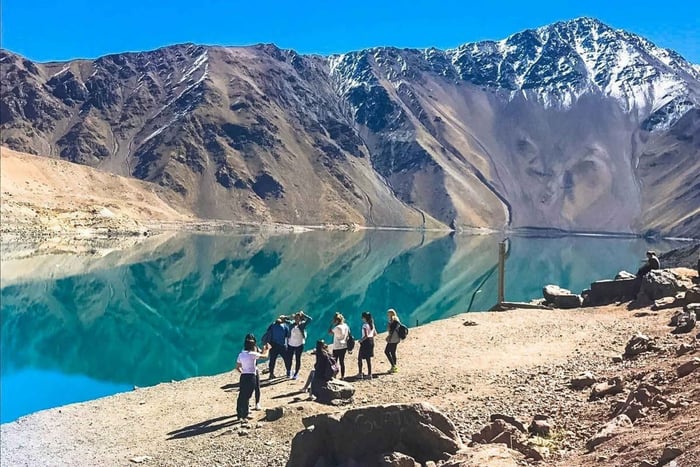 Hele dag Embalse del Yeso & Hot Springs Tour vanuit Santiago