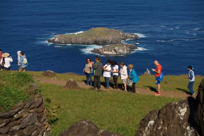 Halvdag på Orongo och Rano Kau på Påskön