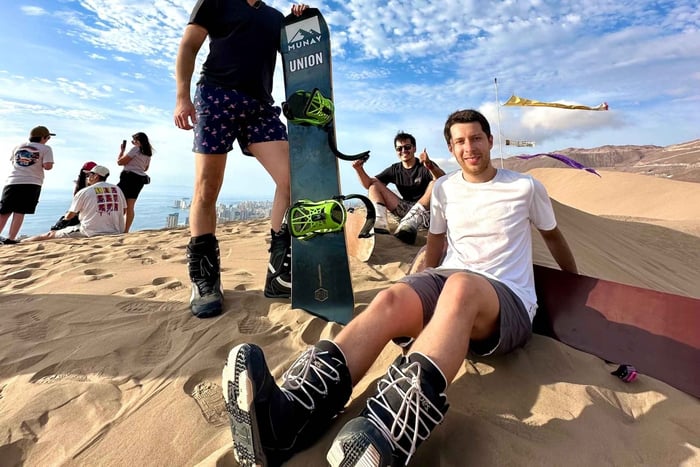 Iquique: Naucz się sandboardingu na legendarnych wydmach nad Pacyfikiem