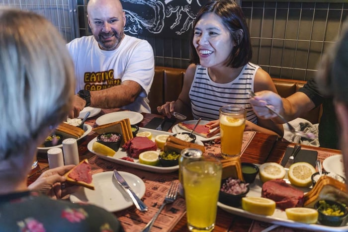Santiago : visite culinaire du Barrio Italia avec dégustations et boissons