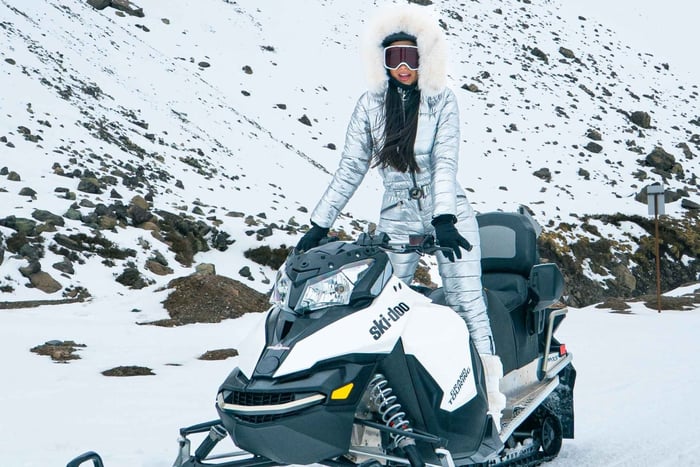 Santiago, Cajón del Maipo: Moto de Nieve con Jeep Ontour