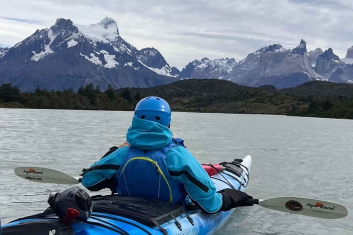 Parque Nacional Torres del Paine: Passeio de caiaque pelo Rio Grey