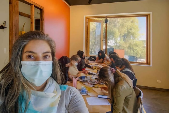 Valparaíso: kunstworkshop met uitzicht op de oceaan
