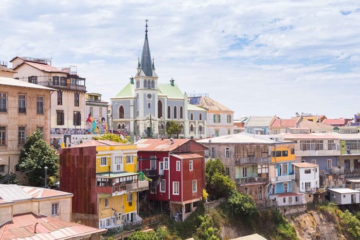 Visite privée à pied de Valparaíso avec transfert depuis Santiago