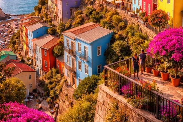 Viña del Mar, Valparaiso, Casablanca et Reñaca + Expérience autour du vin